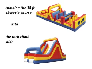 Mega Challenge inflatable obstacle course