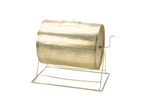 Classic raffle ticket drum with easy-open door